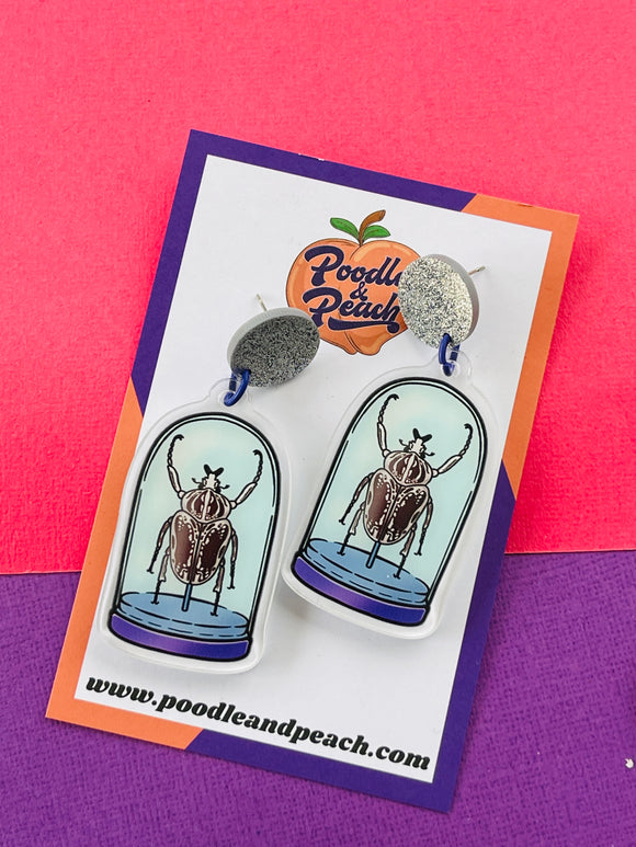 Taxidermy Dome Earrings