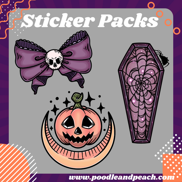 The Hallows 3pk Stickers
