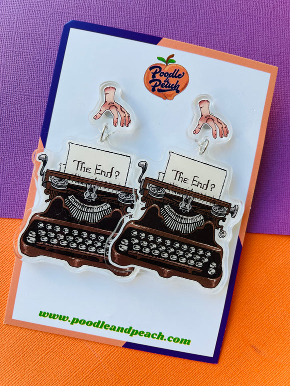 The End  + Thing Character Statement Earrings